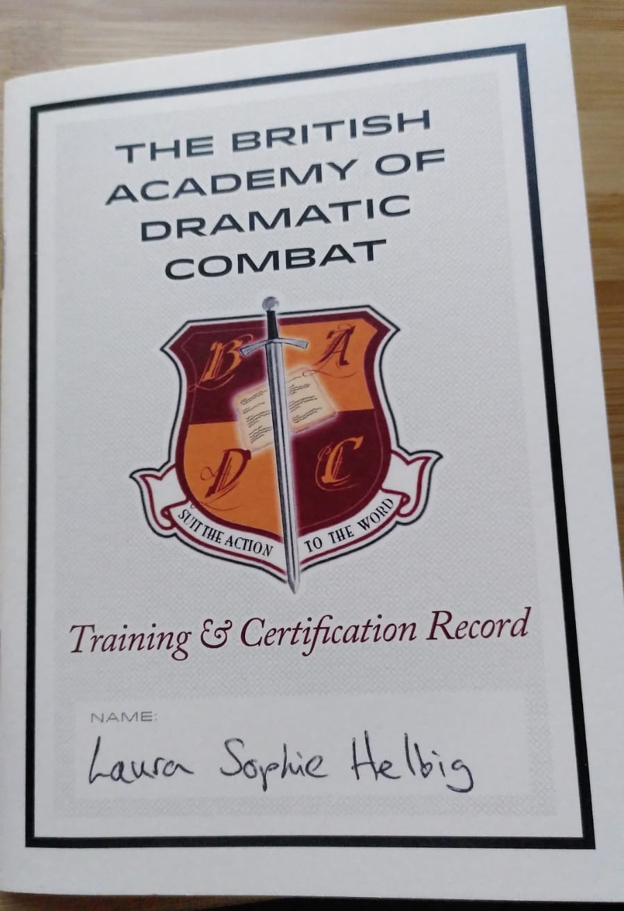 Sophie receives combat training merit